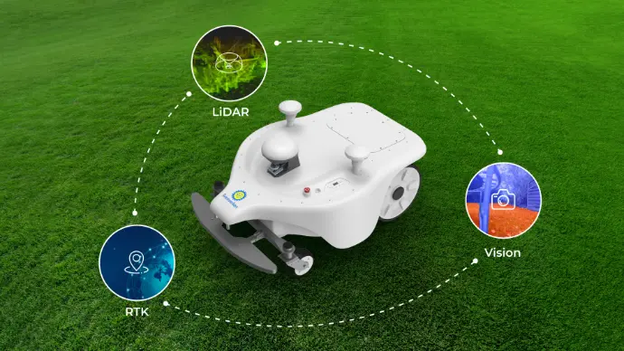 Robotická kosačka FJD Titan do 110 000m2